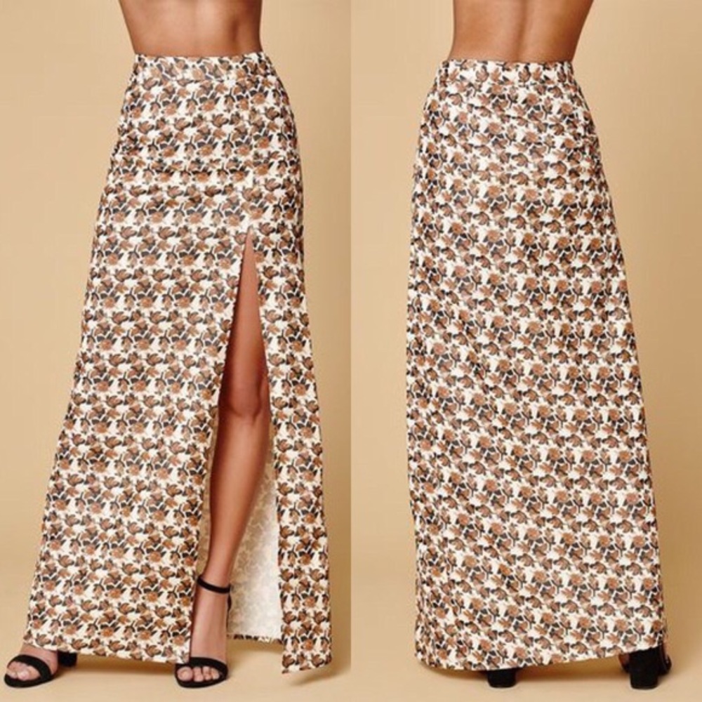 NEW Nightwalker Floral Maxi Skirt
